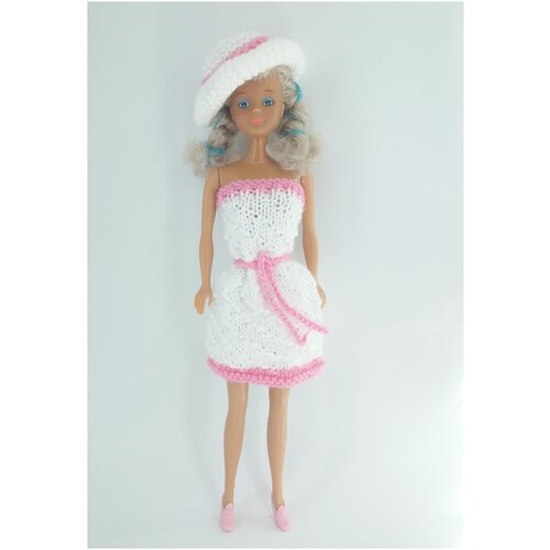 фото Платье и шляпка для куклы barbie "королевская особа" maryeva