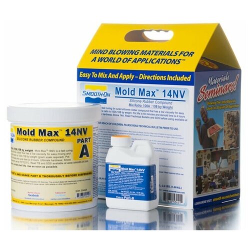 Купить Силикон для форм на основе олова Mold Max 14NV (США) 1кг, Smooth-On, резина