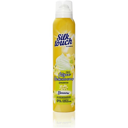 Мусс-пена для бритья Silk Touch, женский, ваниль, 200 мл