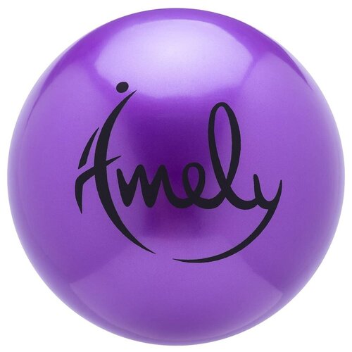 фото Мяч для художественной гимнастики amely agb-301 15 см, фиолетовый