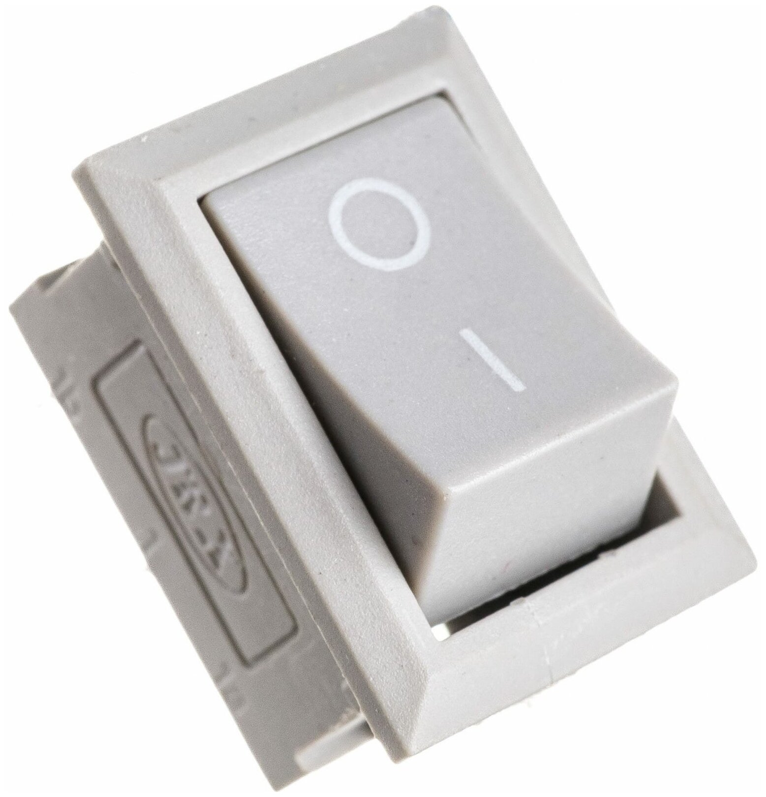 Клавишный переключатель YL-211-01 серый 2 положения 1з TDM SQ0703-0019, 1 штука