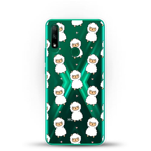 фото Силиконовый чехол узор из лам на honor 9x andy & paul