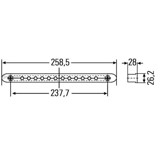 фото Behr- hella 2da959071537 дополнительный стоп- сигнал led behr hella service