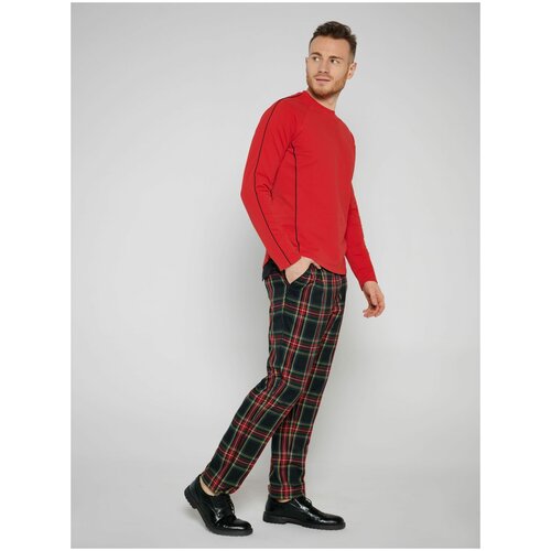 фото Брюки клетка plumeria размер 48