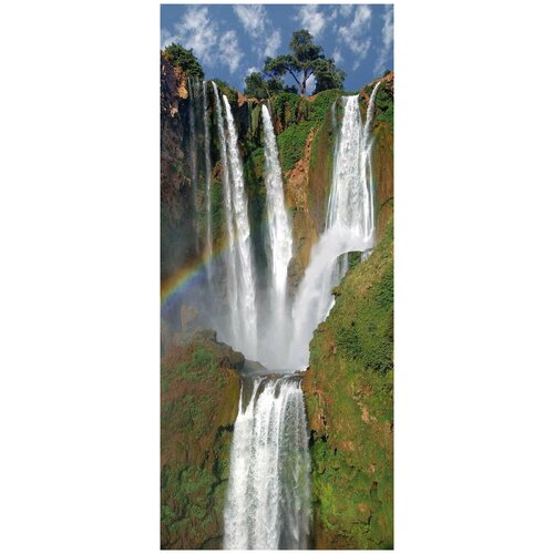 Самоклеящиеся фотообои Водопад в Марокко, размер: 90x210 см