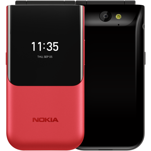 Смартфон Nokia 2720 Flip 1/32 ГБ, Dual nano SIM, черный