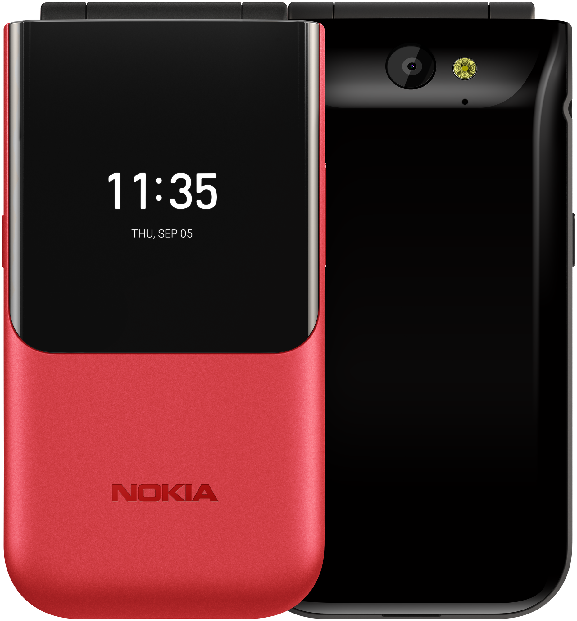 Nokia 2720 (красный) - стильный и надежный мобильный телефон