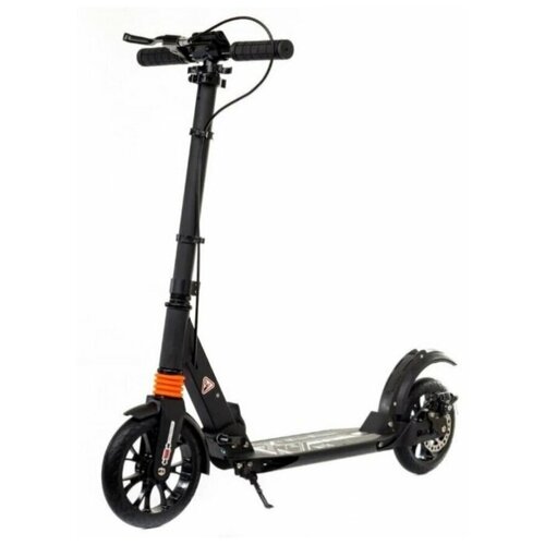 фото Городской самокат urban scooter disk с дисковым тормозом чёрный modern world