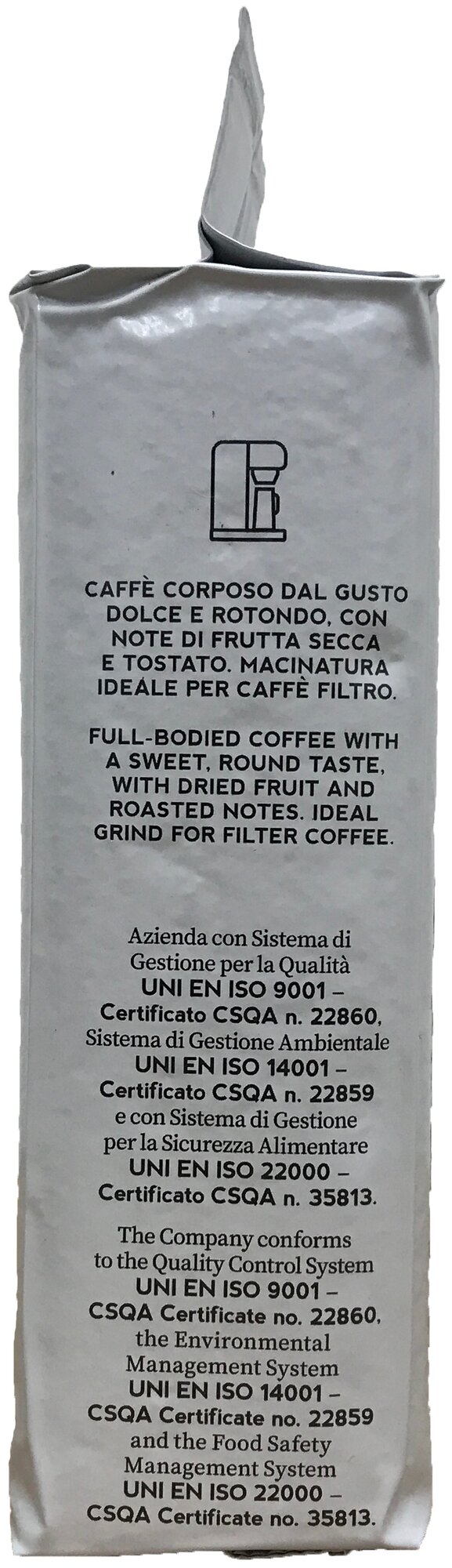 Кофе молотый Hausbrandt Americano (Хаузбрандт Американо), в/у, 4x250г - фотография № 2