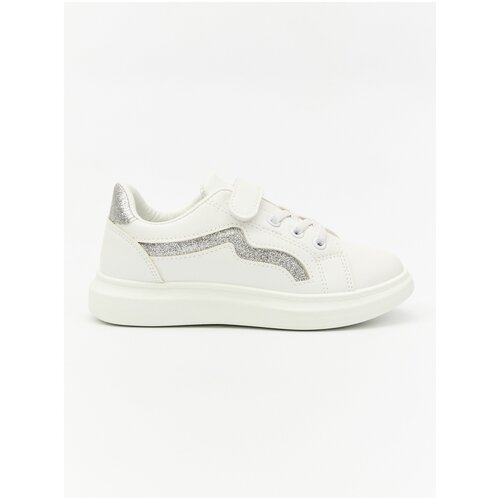 фото Детские кеды 33 бело-перламутровые / life official