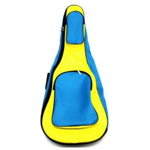 фото Чехол для акустической гитары mezzo mz-chg-12-3yel/blue