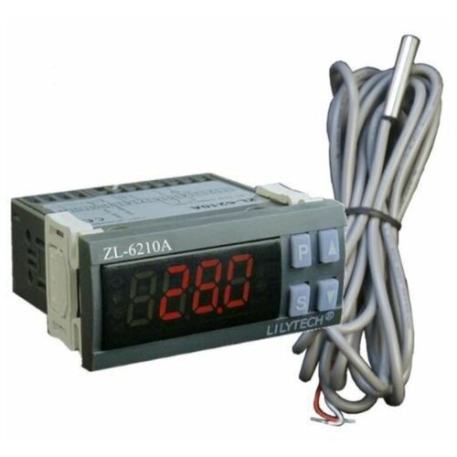 Контроллер температуры LILYTECH ZL-6210A терморегулятор 220-250В (Черный)