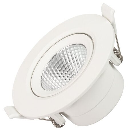 Светильник LTD-POLAR-TURN-R90-7W Warm3000 (WH, 36 deg, 230V) (Arlight, IP20 Пластик, 3 года)