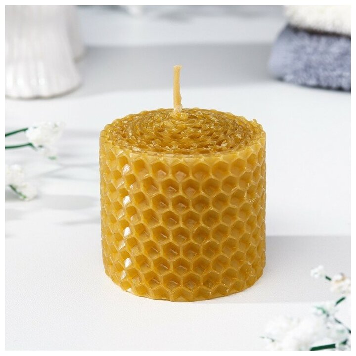 фото Свеча из вощины медовая 4 см 2069861