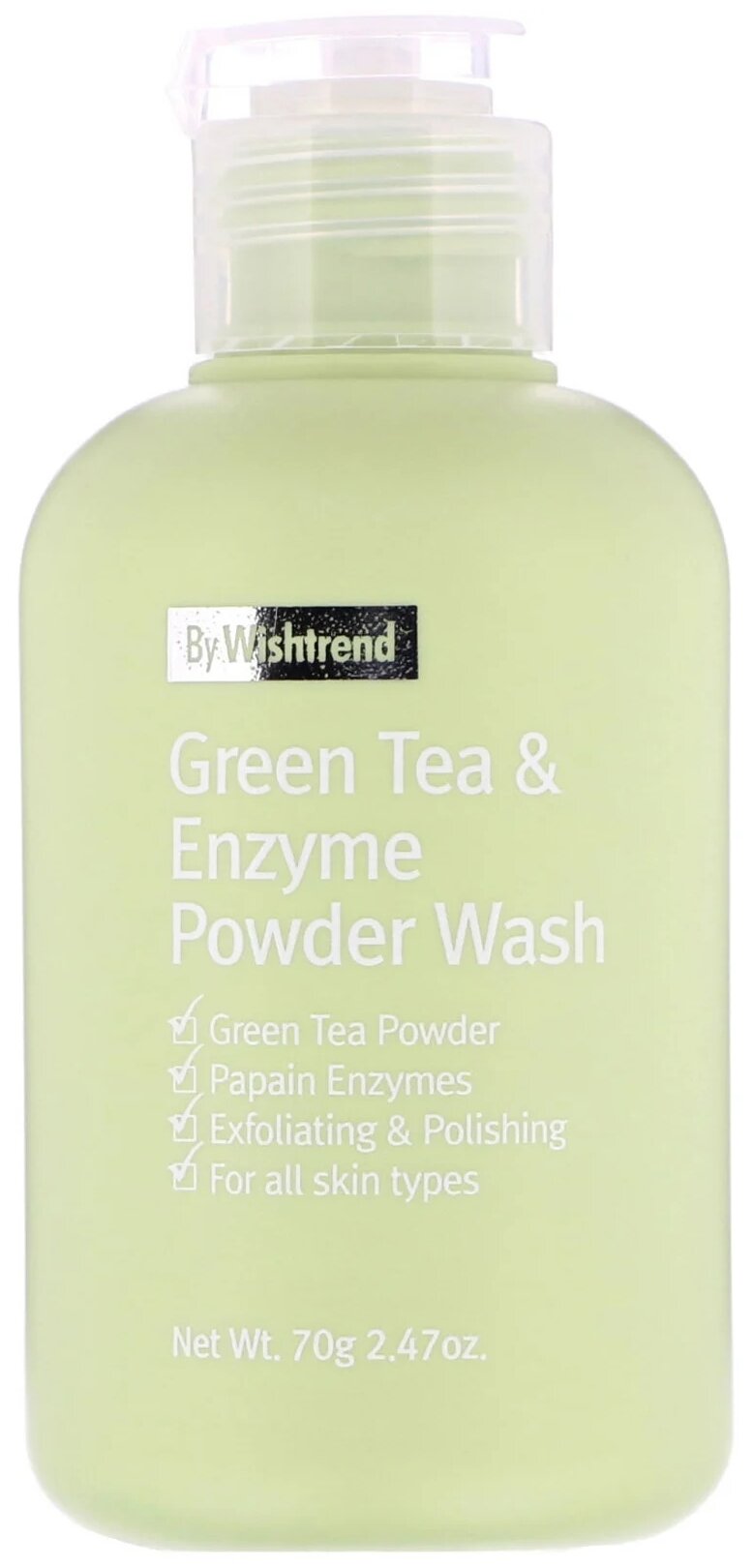 By Wishtrend Green Tea & Enzyme Powder Wash - энзимная пудра с зеленым чаем