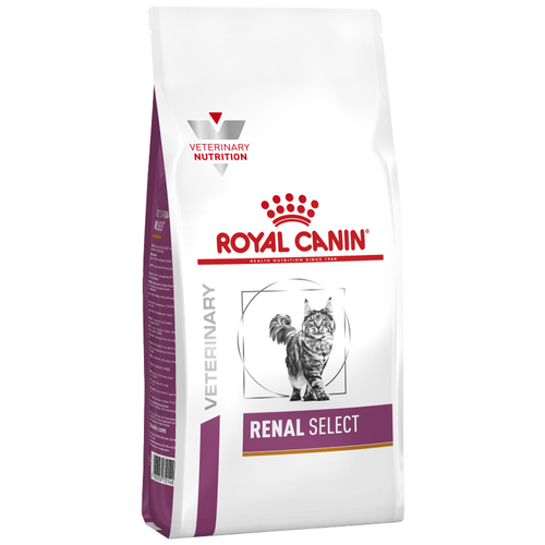 Сухой корм для кошек Royal Canin Renal Select RSE 24, для поддержания функции почек 2 кг royal canin renal rf23 полнорационный сухой корм для кошек при хронической почечной недостаточности диетический 12 шт х 400 г