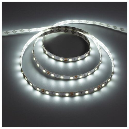 Светодиодная лента Smartbuy, 12 В, SMD5050, 5 м, IP20, 14.4 Вт/м, 60 LED/м, белый