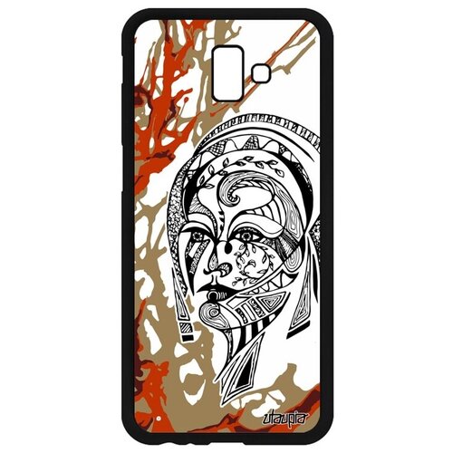 фото Защитный чехол на телефон // galaxy j6 plus 2018 // "портрет женщины" fleur этнический, utaupia, цветной
