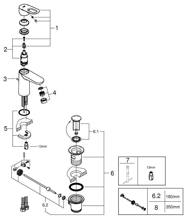 Смеситель Grohe - фото №5
