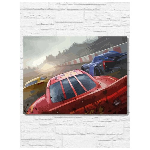 Картина по номерам на холсте игра Cars 3 Driven to Win (PS, Xbox, PC, Switch) - 11083 Г 30x40