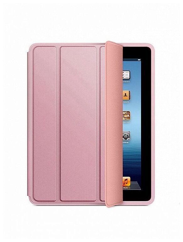 Чехол книжка для iPad 2 / 3 / 4 Smart case Rose Gold