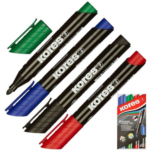 фото Набор маркеров kores 1,5-3 мм, 4 штуки