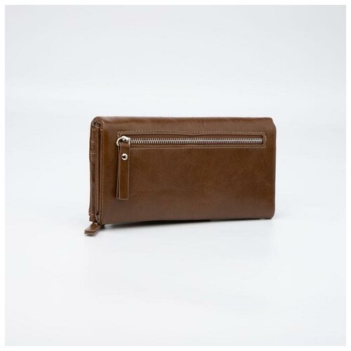 фото Кошелёк на магнитах, цвет коричневый