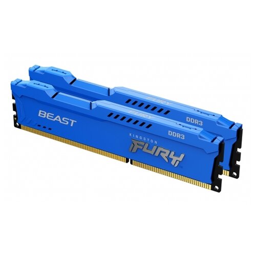 Оперативная память KINGSTON FURY Beast Blue DIMM 8GB 2x4Gb 1866 MHz DDR3 KF318C10BK28 485000₽