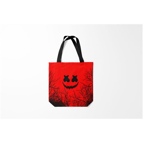 фото Сумка-шоппер / 40х40 см / разная музыка / marshmello halloween burnettie
