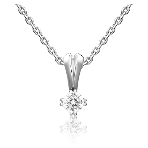 PLATINA jewelry Золотая подвеска с бриллиантом 03-0173-00-101-1120-30