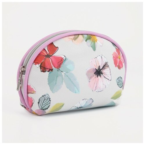 фото Косметичка на молнии, с подкладом, цвет розовый золотой дождь
