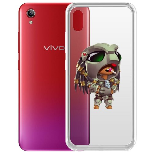 Чехол-накладка Clear Case Brawl Stars-Леон Хищник для Vivo Y91C чехол накладка krutoff clear case brawl stars леон для vivo x50 pro