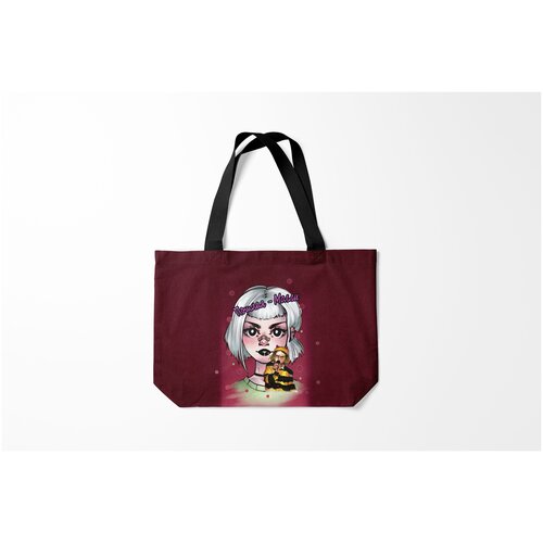 фото Сумка-шоппер / 46х35 см / разная музыка / пошлая молли burnettie