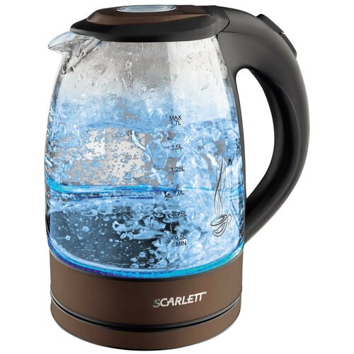 Чайник Scarlett SC-EK27G98 2200 Вт прозрачный чёрный 17 л пластикстекло 253200₽