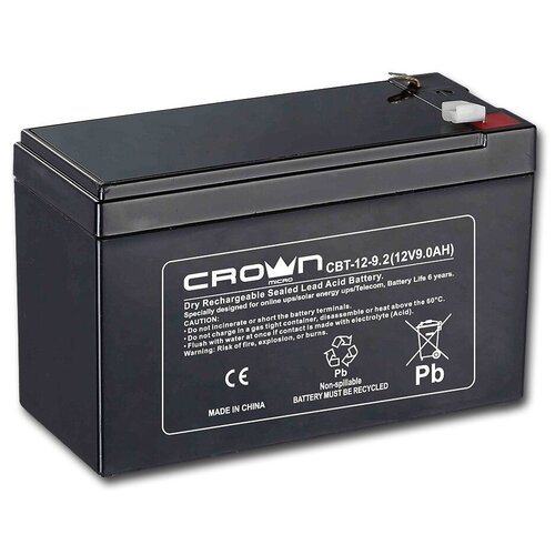 Батарея для ИБП Crown CBT-12-9.2