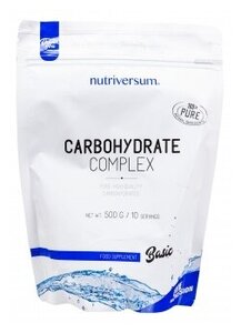 Фото Nutriversum Carbohydrate Complex, 500 г, Unflavored / Без вкусовых добавок