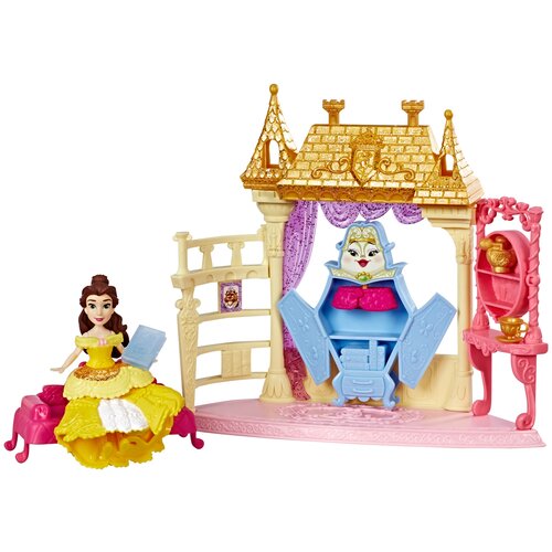 Набор Hasbro Disney Princess Принцесса и и домик, 8 см, E3052 скакалка детская сказочные принцессы принцессы дисней 1 шт