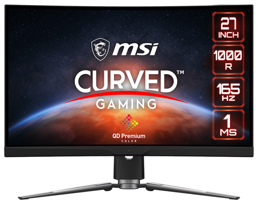 Монитор MSI MPG ARTYMIS 273CQR QD 27" 16:9 WQHD(2560x1440)VA Curve, 1ms,3000:1,100M:1, 400nit