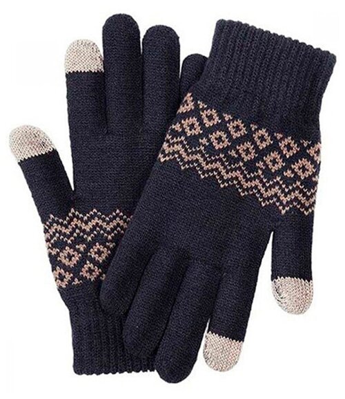 Перчатки Xiaomi Touchscreen Winter Wool Gloves (ST20190601)синий