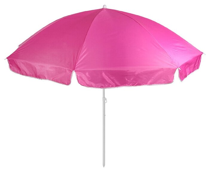 Зонт Maclay «Классика», пляжный, диаметр 240 cм, высота 220 см, цвет микс - фотография № 1