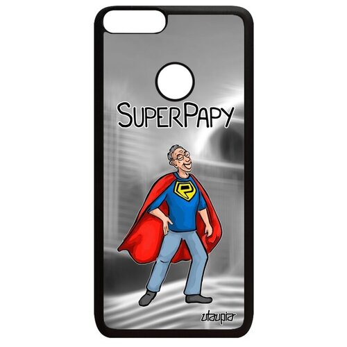 фото Противоударный чехол на // huawei p smart 2018 // "супердед" юмор смешной, utaupia, серый