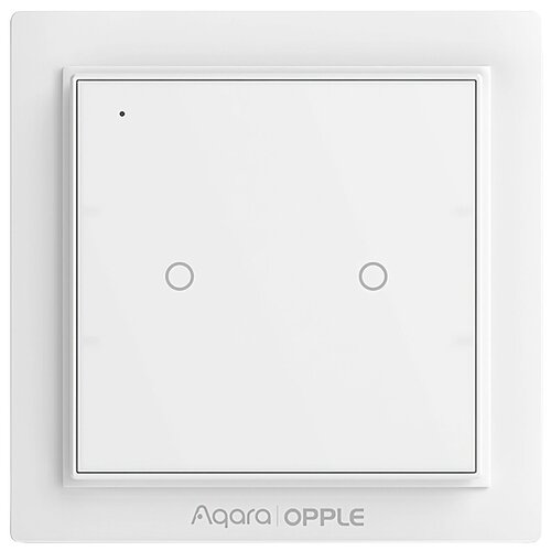 Умный беспроводной выключатель Aqara Opple Smart Switch Apple Homekit Wireless Version 2 кнопки (WXCJKG11LM)