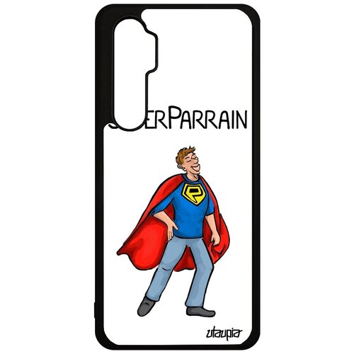 фото Противоударный чехол для мобильного // xiaomi mi note 10 lite // "суперкрестный" комичный смешной, utaupia, белый