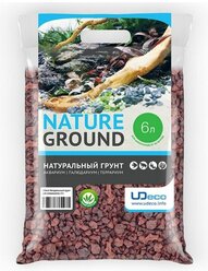 Натуральный грунт UDeco Premium Lava S "Лавовая крошка" для аквариумов и террариумов, 1-3 мм (6 л)