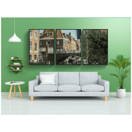 фото Набор модулных постеров для интерьера "юнион, голландия, нидерланды" 60x90 см. в тубусе, без рамки lotsprints