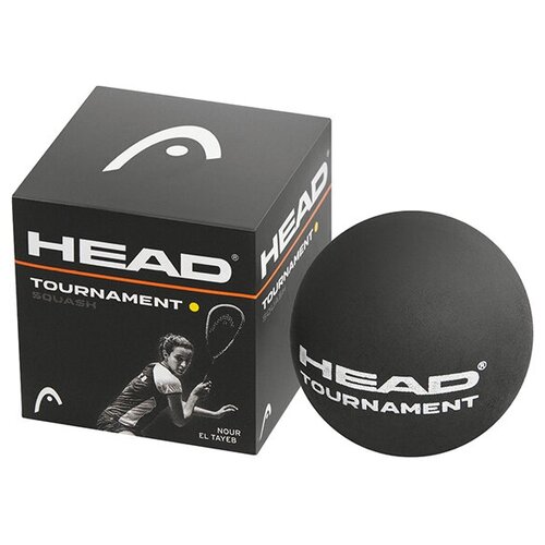 Мячи для сквоша HEAD 1-Yellow Tournament x1 мячи для сквоша head 1 white start x1 287346