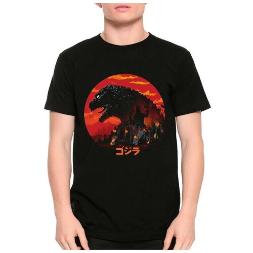 фото Футболка design heroes годзилла мужская черная s
