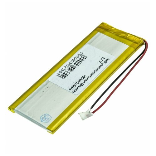 Универсальный аккумулятор банка 37 В 2200 мАч 100x40x4 мм 65000₽