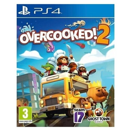 Игра для PlayStation 4 Overcooked! 2, английская версия
