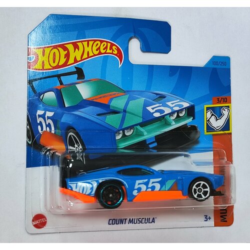 Hot Wheels Машинка базовой коллекции COUNT MUSCULA 5785/HKK89 машинка детская hot wheels коллекционная count muscula